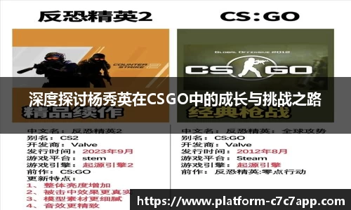 深度探讨杨秀英在CSGO中的成长与挑战之路